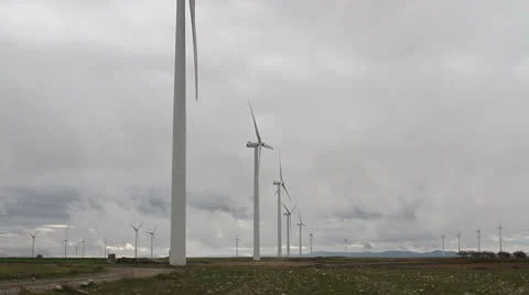 Windturbines Stock Footage 22525453