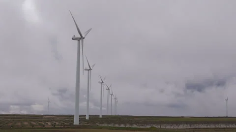 Windturbines Stock Footage 22527729