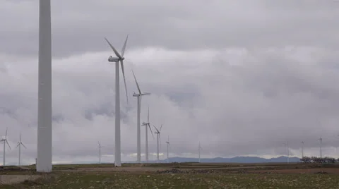 Windturbines Stock Footage 22529038