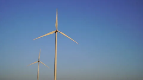 Windturbines Stock Footage 132051545