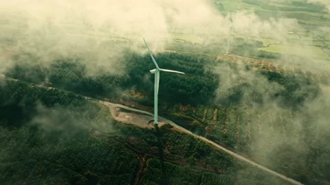 Windturbines2 Video stock 324496775