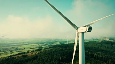 Windturbines5 Video stock 324496733