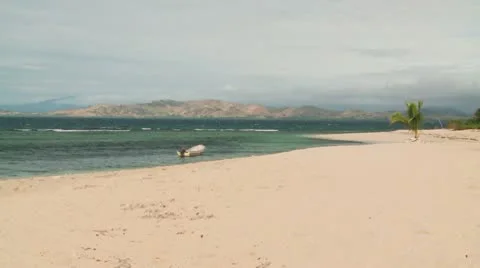 Windy beach Stock Footage 8989900