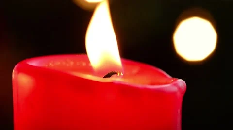 Windy Christmas candle 動画素材 44903435