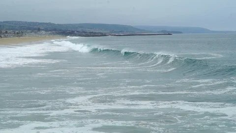 Windy Day At The Beach 库存影片 108010865