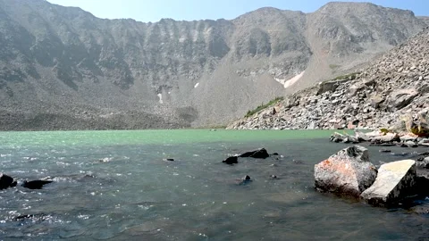 Windy day at Lake of the Clouds Stock Footage 158902891