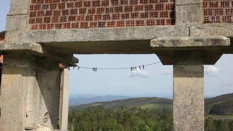 Windy day in the mountains Stock Footage 255210468