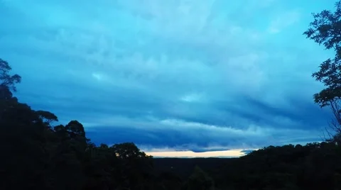 Windy Morning Cloudscape Time Lapse  Stock Footage 65101414