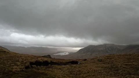 Windy mountain top Stock Footage 236325063