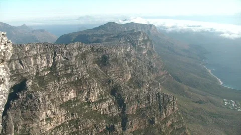 Windy in the mountains Stock Footage 785421