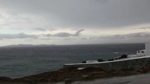 Windy ocean Stock Footage 8847813