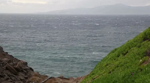 Windy ocean 스톡 동영상 8847817