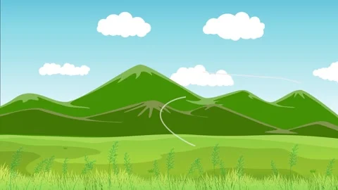 Windy Plain And Plants Are Waving Video stock 160053625