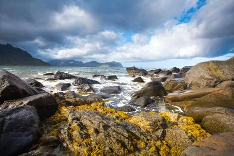 Windy seascape Stock Photos