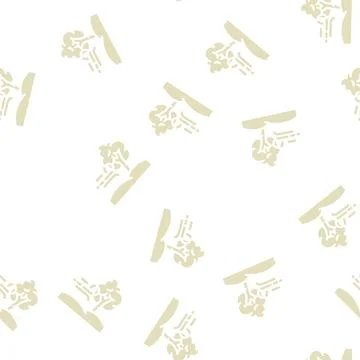 Windy weather glyph vector seamless pattern Illustrazione stock
