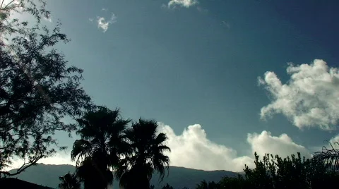 Windy White Clouds HD Stock Footage 622889