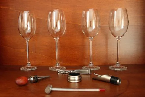 Wine accessories Stock Photos