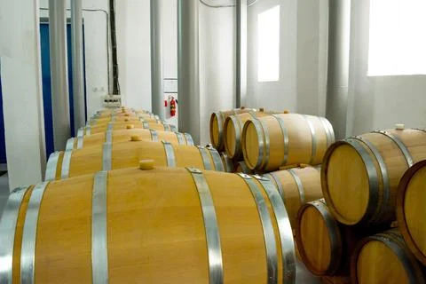 Wine aging workshop Stock Photos