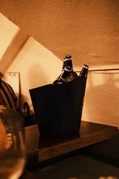 Wine and beer Stock Photos