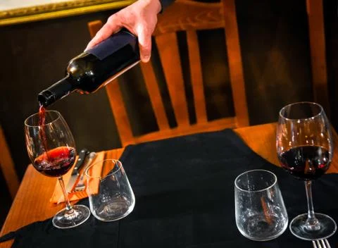 Wine and experience Stock Photos