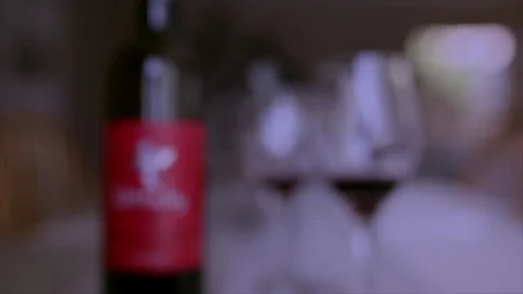 Wine and Strawberries Stock Footage 79425097