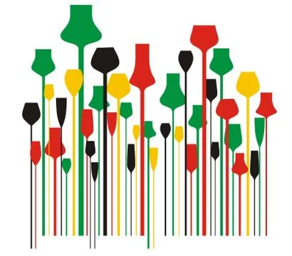 Wine Bar code Stock-Illustration