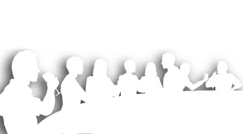 Wine bar cutout Stock Illustration
