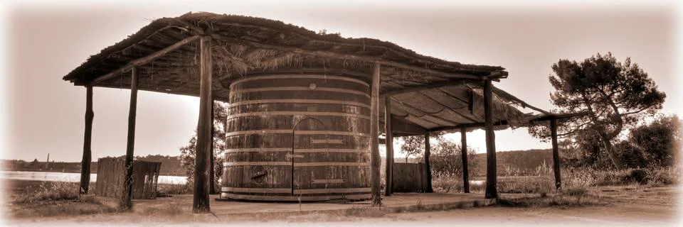 Wine Barell Pub Stock Photos