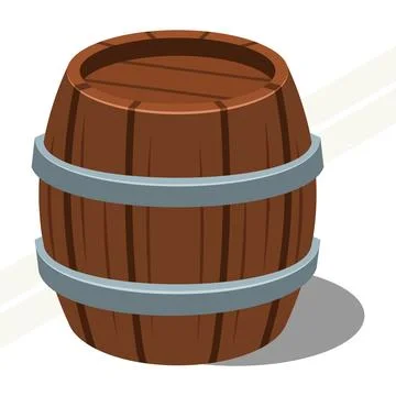 Wine-barrel Stock Illustration