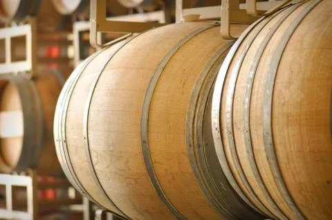 Wine barrel Foto stock