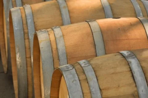 Wine barrel Foto stock
