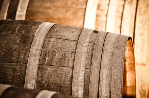 Wine barrel Foto stock