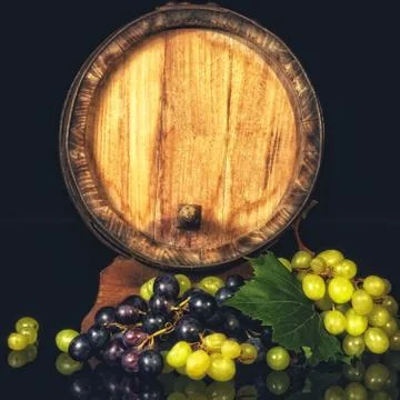 Wine barrel. Foto stock