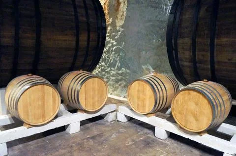 Wine barrel Foto stock