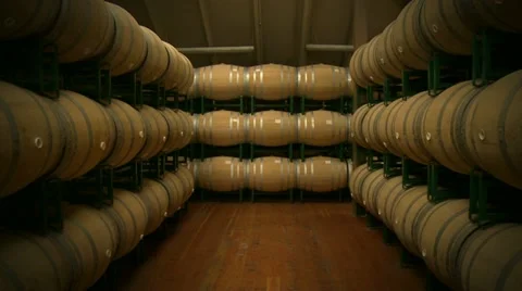 Wine barrels 21 HD Video stock 11657302