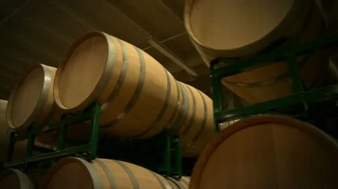 Wine barrels 22 HD Video stock 11656765