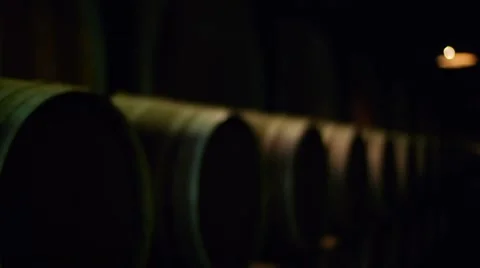 Wine barrels Stock Footage 41807359