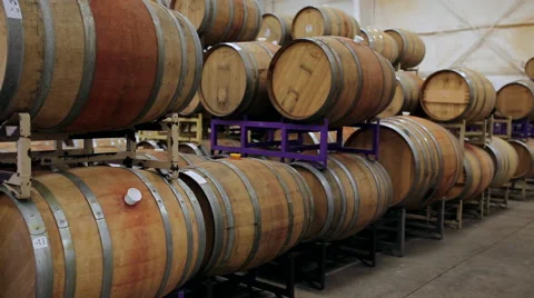 Wine Barrels Видео 52258456
