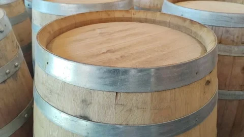 Wine barrels 스톡 동영상 165854189