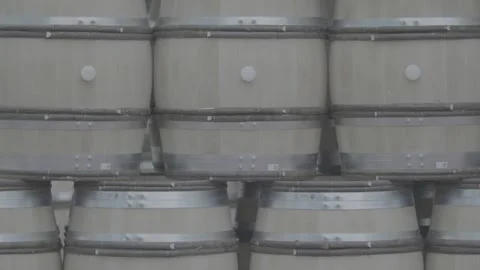 Wine barrels Video stock 303137269