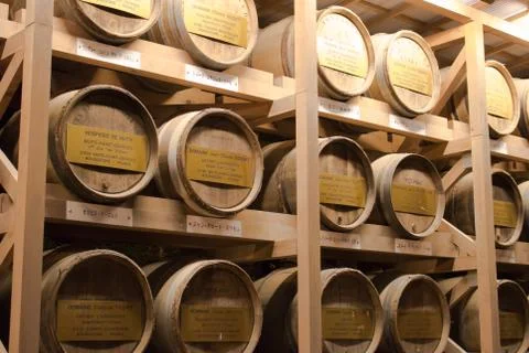 Wine Barrels Stock Photos
