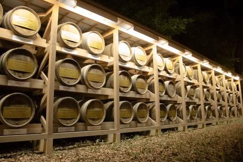 Wine Barrels Stock Photos