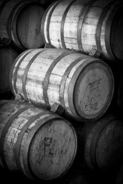 Wine barrels Stock Photos