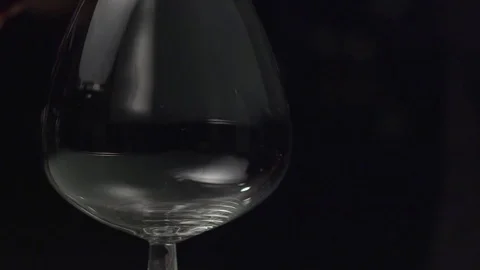 Wine being filled in the glass Stock Footage 73682307