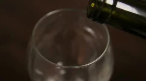 Wine  being poured in closeup 動画素材 12254542