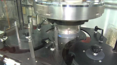 Wine bottle assembly, corking Stock Footage 42899487