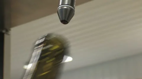 Wine Bottle being filled Video stock 11123526