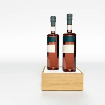 Wine bottle Stockillustratie