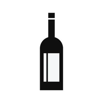 Wine Bottle Stock Illustration