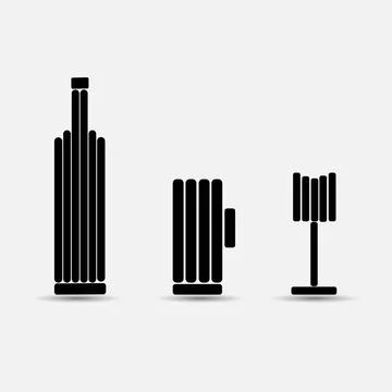 Wine bottle Stock Illustration